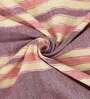 Purple Geometric 300 TC Cotton Single Bed Cover with 1 Pillow Cover