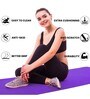 Purpul Reversible Solid Unisex Anti-Slip Yoga Mat