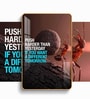 Push Harder Then Yesterday Motivational Quote MDF Wood Acrylic Wall Art