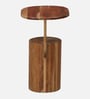 Puteaux Acacia Wood End Table In  Natural Finish