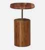 Puteaux Acacia Wood End Table In  Natural Finish
