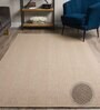 Putty Wool & Jute Abstract 12' x 9' Hand Woven Carpet