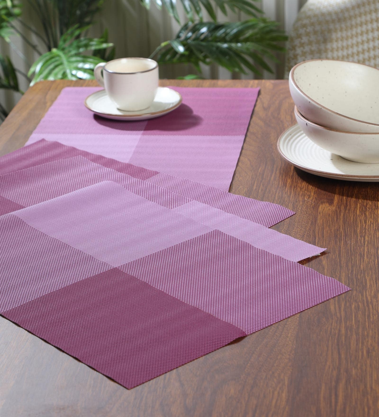 Buy Purple PVC Solid Placemats Set of 4 by The Quirk Box at 46% OFF by ...