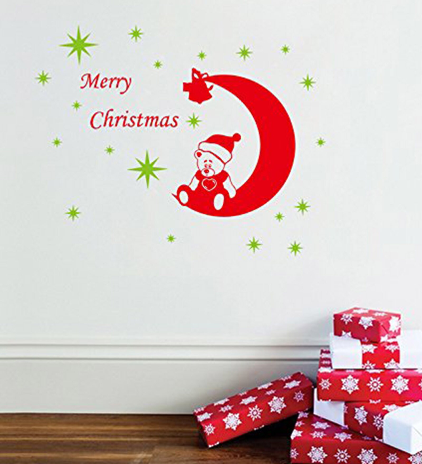 Pvc Vinyl Merry Christmas Wall Stickers