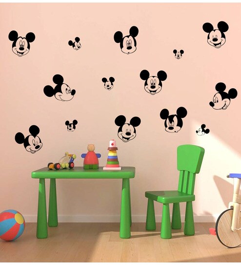 Buy Pvc Vinyl Micky Wall Sticker By Decor Kafe Online Kids Wall
