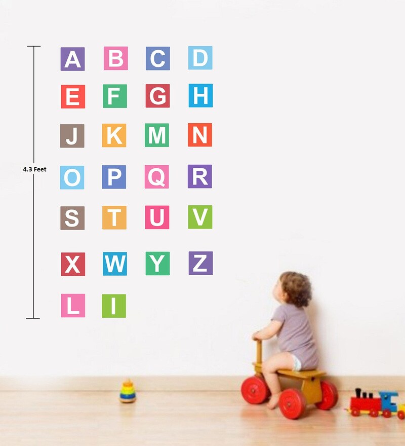 Buy Pvc Vinyl Alphabets Wall Stickers Online Wall Stickers