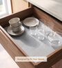 Gray PVC Anti Slip Shelf Liner 30.4 x 150 cm