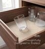 Taupe PVC Anti Slip Shelf Liner 30.4 x 150 cm