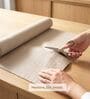 Taupe PVC Anti Slip Shelf Liner 30.4 x 150 cm