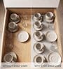 Taupe PVC Anti Slip Shelf Liner 30.4 x 150 cm