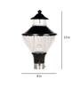 Pvc Black Gate Light