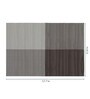 Solid Brown PVC 17 X 12 Inches Placemats (Set of 4)