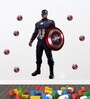 PVC Vinyl Captain America Shield Wall Sticker