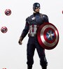PVC Vinyl Captain America Shield Wall Sticker