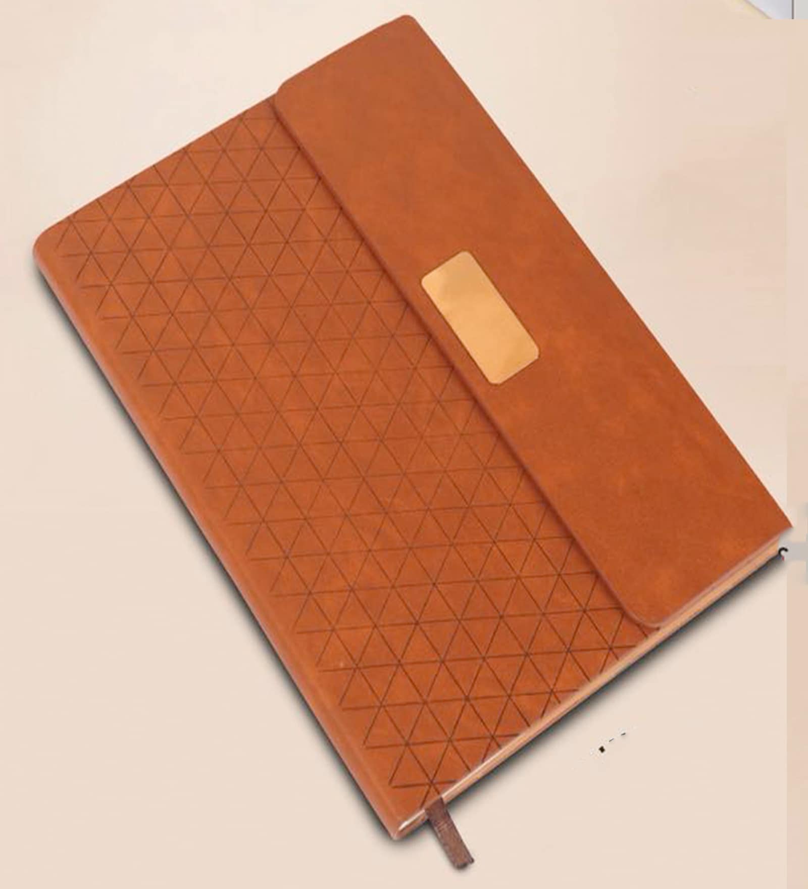 Pyramid 3 Flap Notebook with Magnetic Flap and Metal Plate