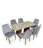 Pyramid Solid Wood 6 Seater Dining Set in Multi Colour