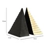 Pyramidon Bookend Gold & Black