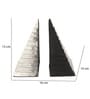 Pyramidon Bookend Silver & Black