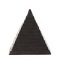 Pyramidon Bookend Silver & Black