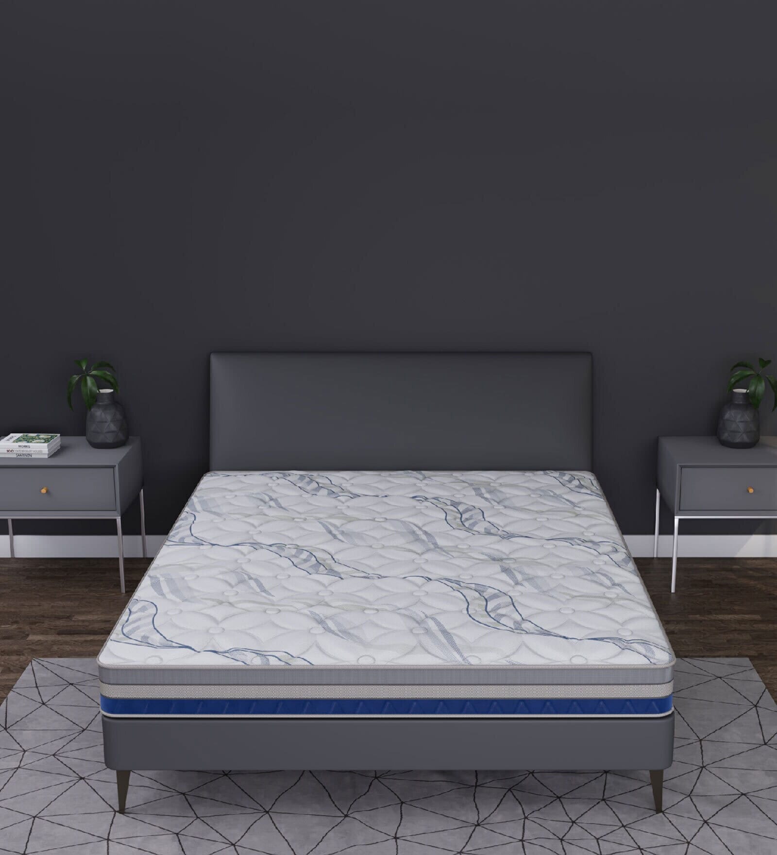 Q-Gel Comfort Orthopedic Memory Foam 6 Inches Mattress In Queen Size Inches