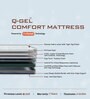 Q-Gel Comfort Orthopedic Memory Foam 6 Inches Mattress In Single Size Inches