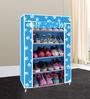 Qida 5 Layer Shoe Rack in Blue Colour