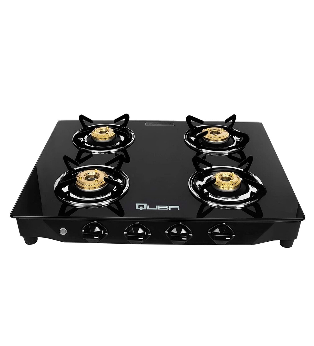 Buy Quba 4 Burner Glass Top Cooktop B4 Auto Ignition at 30 OFF by Quba