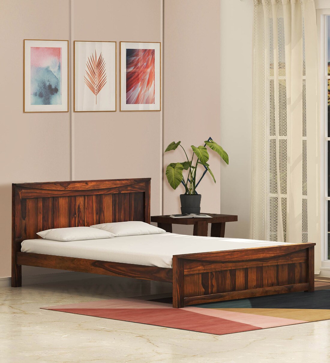 pepperfry cots queen size