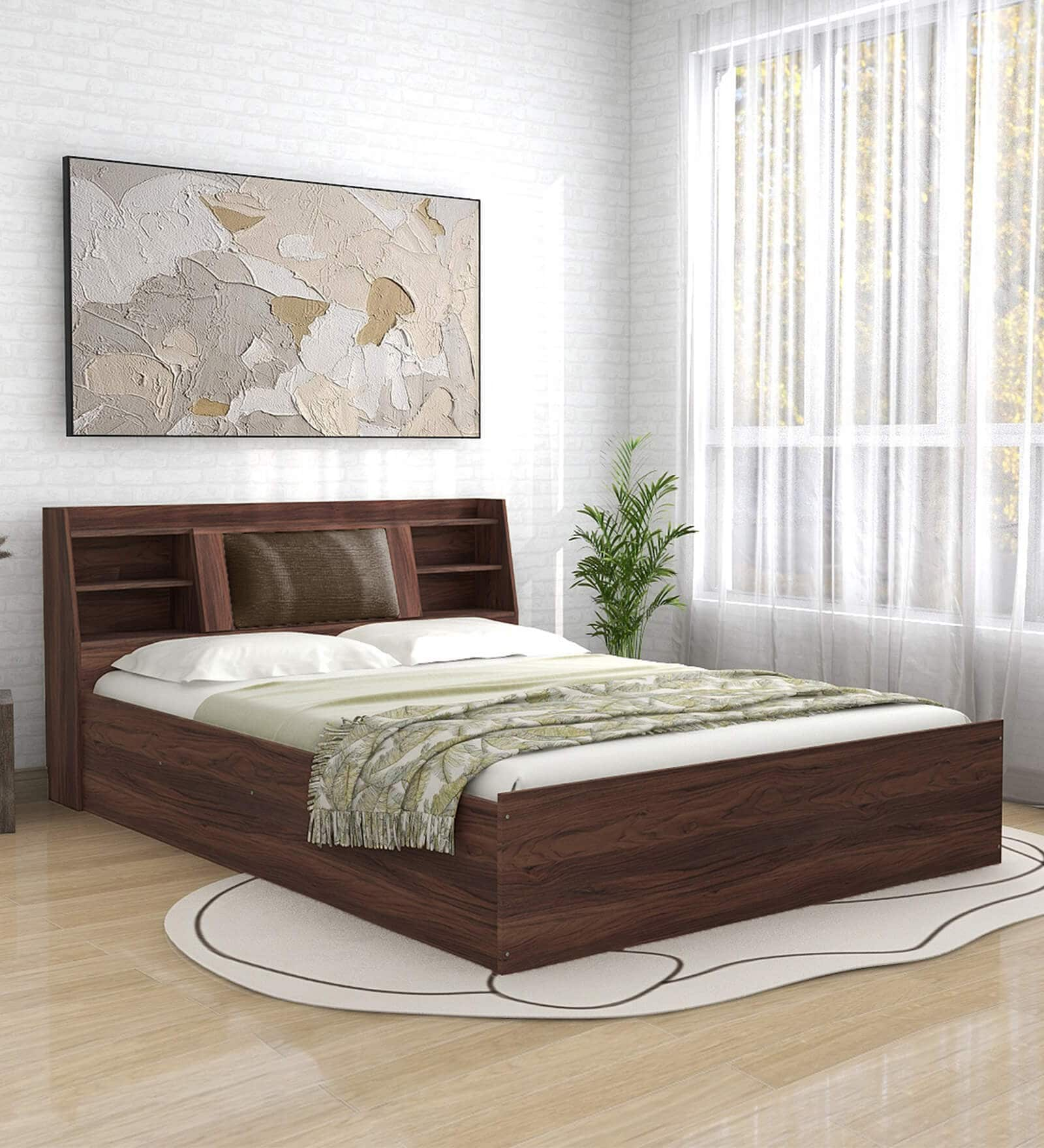 Buy Midori Queen Size with Box & Headboard Storage at 23% OFF by ...