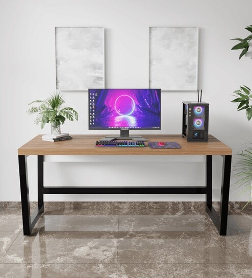 Quantam Workstation In Beige Finish