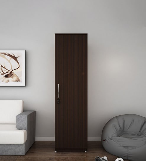 Quinn 1 Door Wardrobe In Wenge Finish