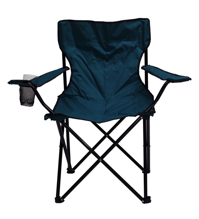 Buy Quad Portable Folding Camping Chair in Dark Blue Colour by Story