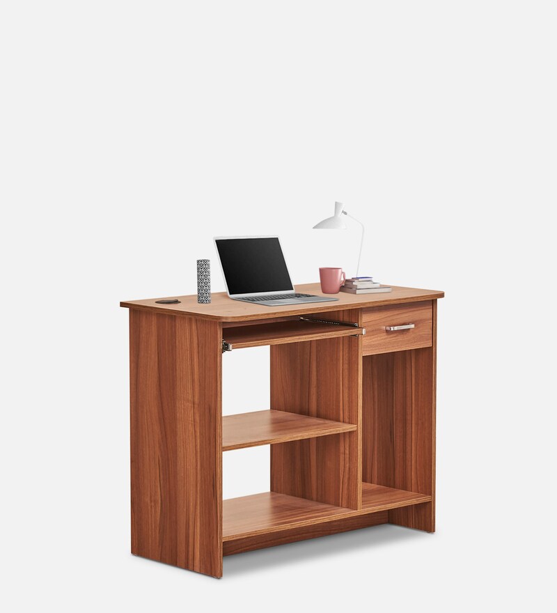 quadro computer desk with drawer