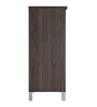 Quad-Pace 2 Door Shoe Cabinet in Dark Brown Colour