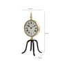 Quad Stand Clock In Black