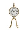 Quad Stand Clock In Gold