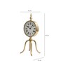 Quad Stand Clock In Gold
