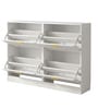 Quadra Design 25 Pairs Shoe Rack Organizer Cabinet