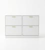Quadra Design 25 Pairs Shoe Rack Organizer Cabinet