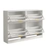 Quadra Design 25 Pairs Shoe Rack Organizer Cabinet
