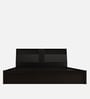 Quadra Queen Size Bed in Wenge Finish with Box Storage