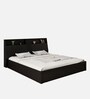 Quadra Queen Size Bed in Wenge Finish with Box Storage