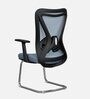 Glace Breathable Mesh Cantilever Chair in Sky Blue Colour