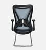 Glace Breathable Mesh Cantilever Chair in Sky Blue Colour