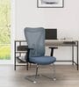 Glace Breathable Mesh Cantilever Chair in Sky Blue Colour