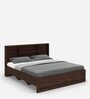 Quasar King Size Bed in Brown Color