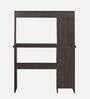 Quatro Hutch Desk in Dark Walnut Finish