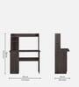Quatro Hutch Desk in Dark Walnut Finish