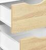 Quatro Writing Table in Sonoma Oak & White Finish