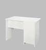 Quatro Writing Table in Sonoma Oak & White Finish